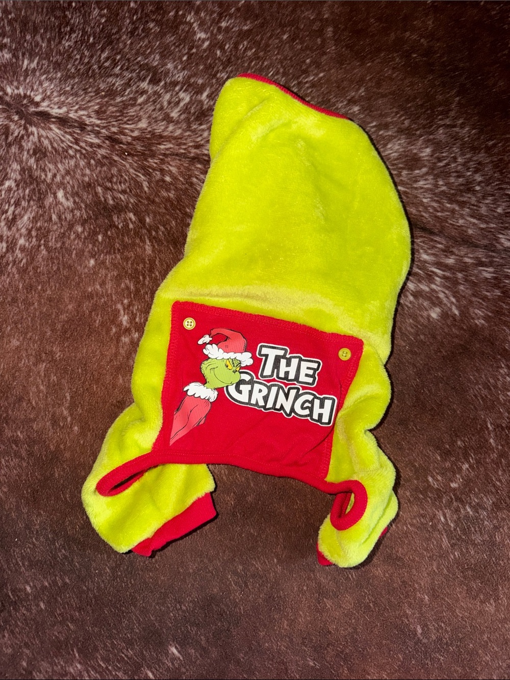 Grinch dog sweater